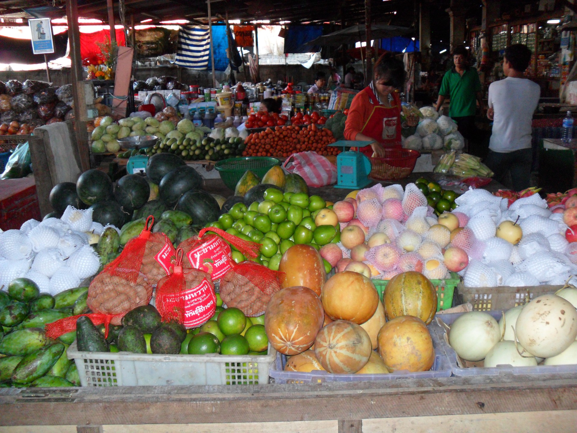 marché laos